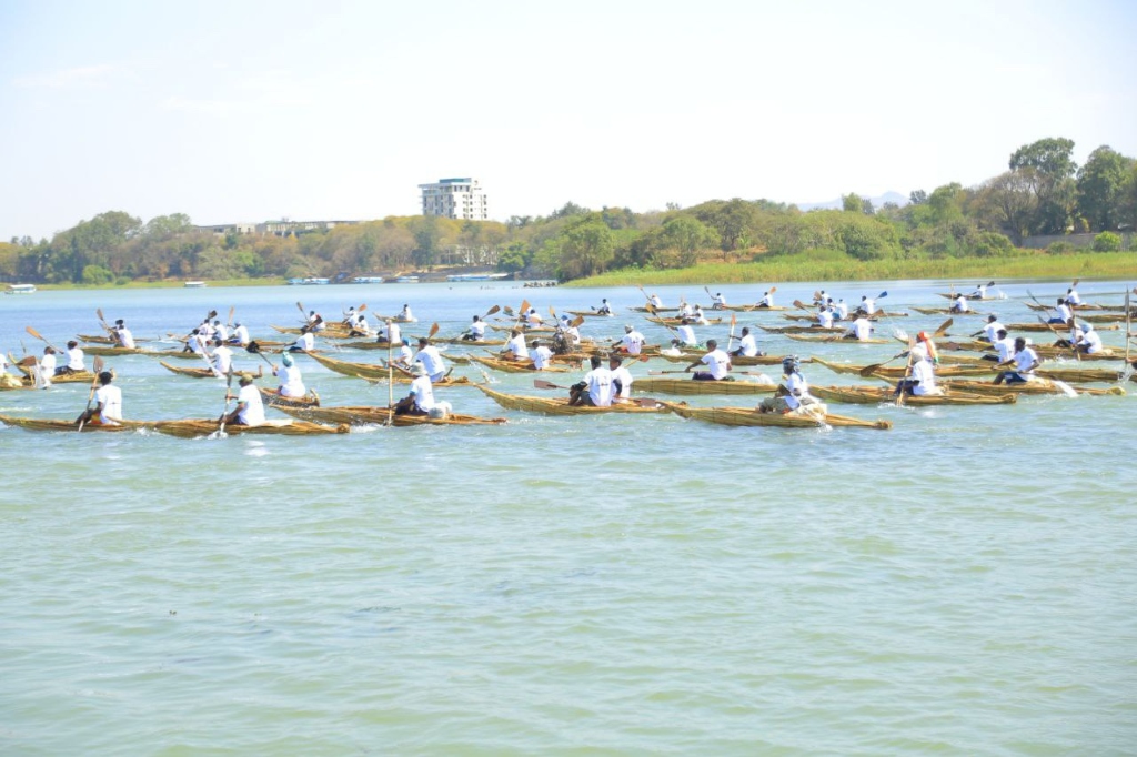 Traditional Tankwa Boat Racing Regatta on Lake Tana
